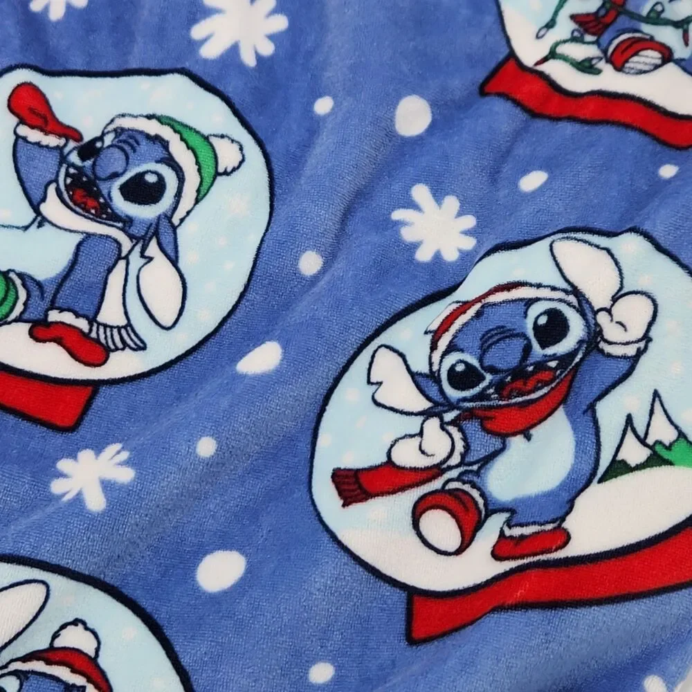Disney Stitch Women's 2XL 18/20 Stitch Snow Globe Lounge Pants - Picture 13 of 15